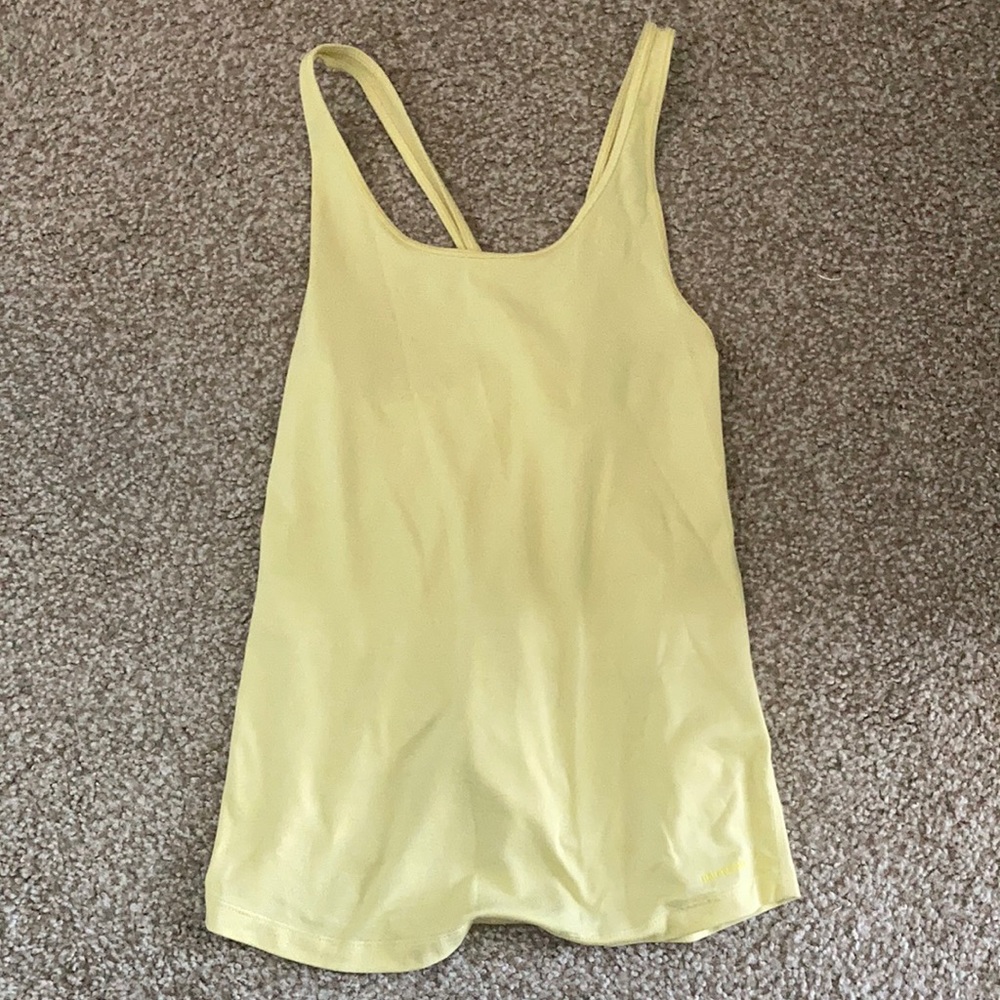Patagonia yellow tank top